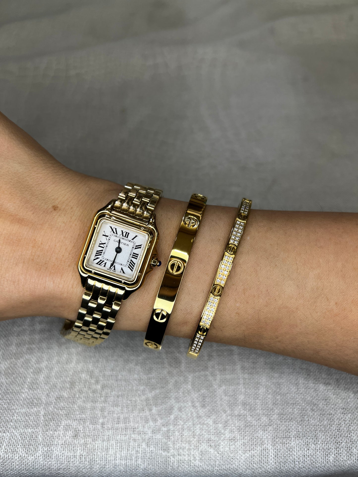 Panthere 23mm todo dourado