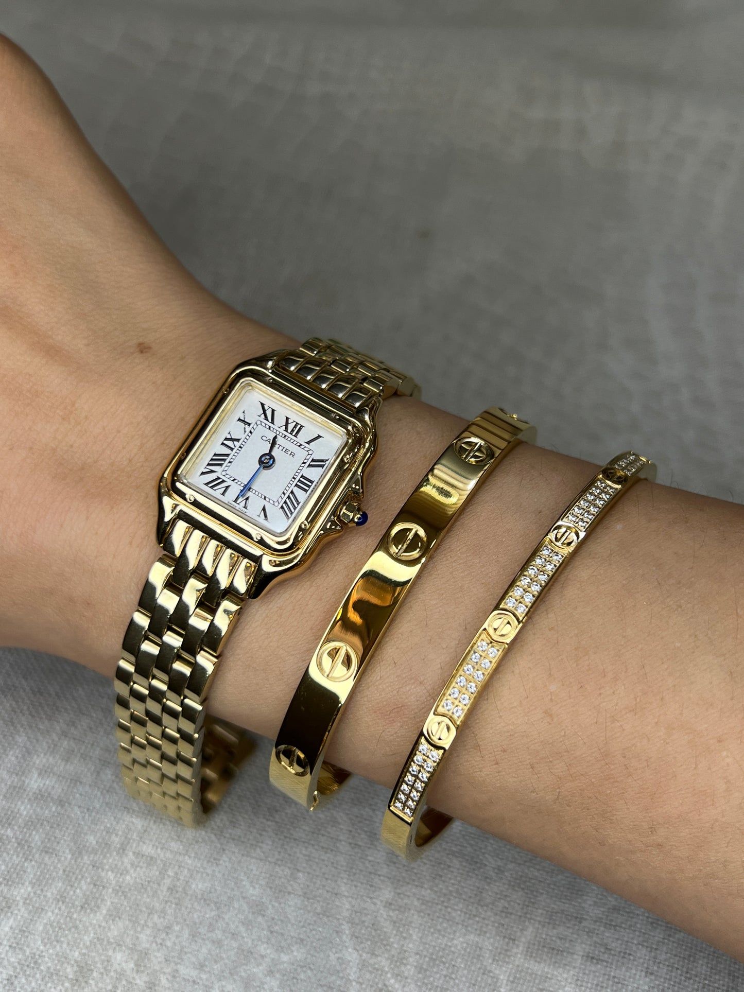 Panthere 23mm todo dourado