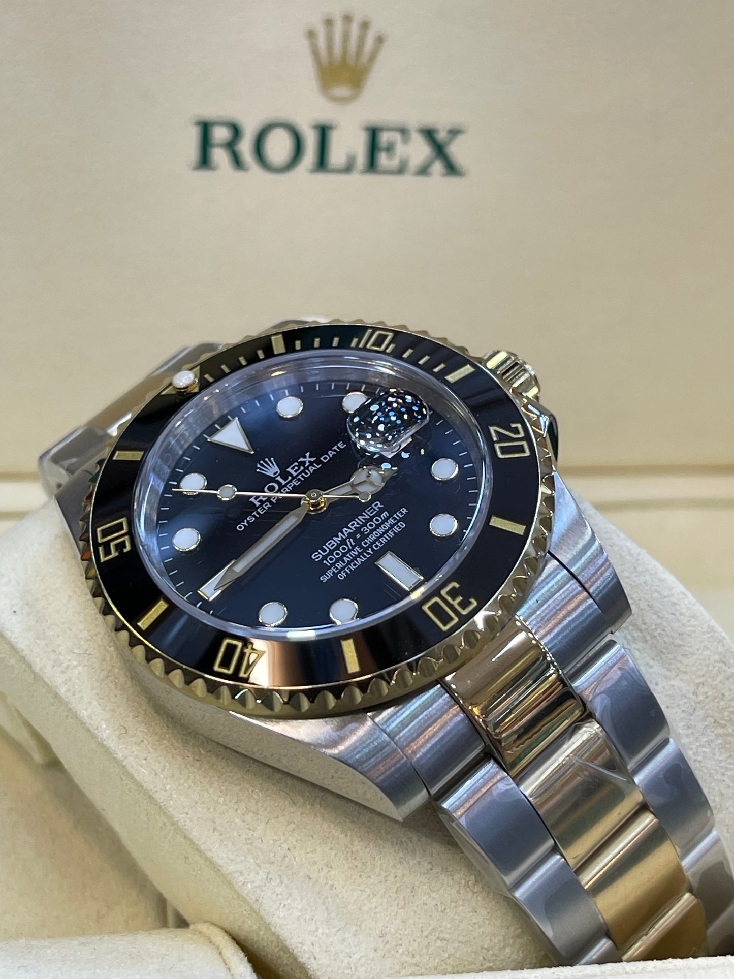 Submariner aço e ouro