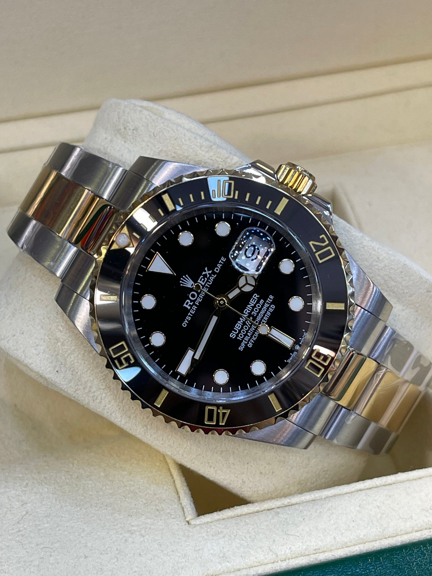 Submariner aço e ouro