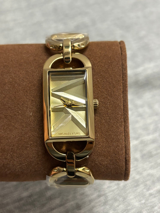 Mk dourado pulseira