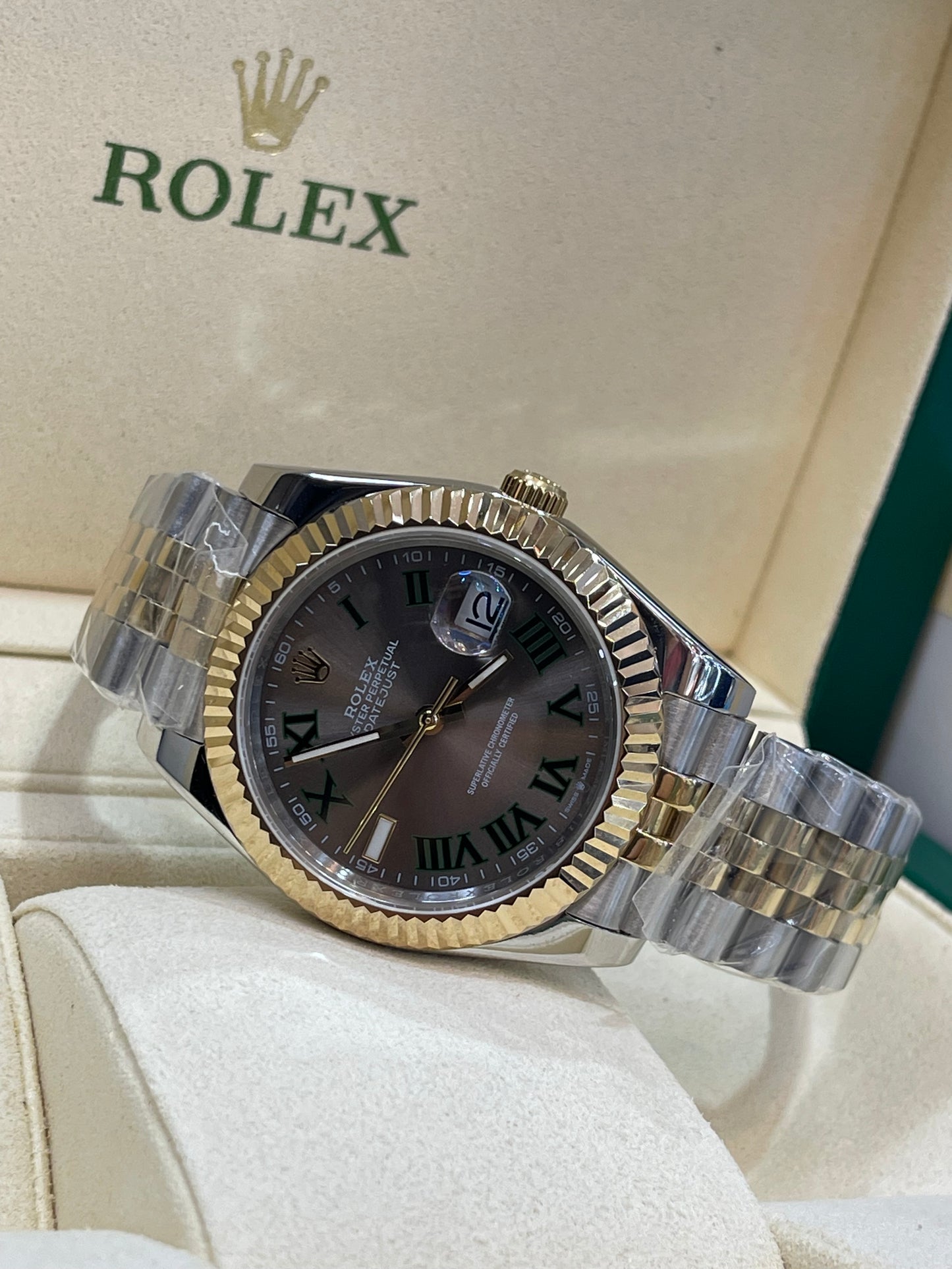 Datejust cinza misto 41mm